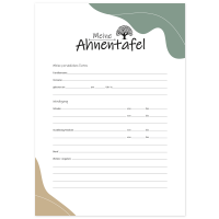 Ahnentafel "Meine Ahnentafel" für 7...