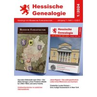 Hessische Genealogie (Jahrgang 2024)