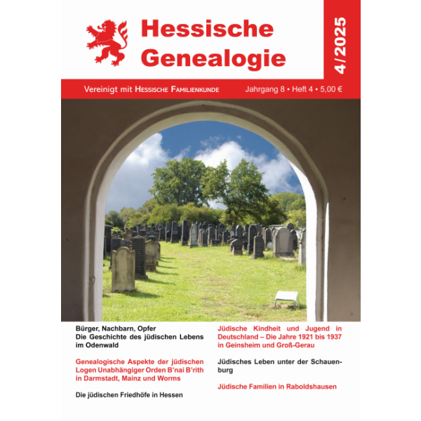 Hessische Genealogie 4/2025