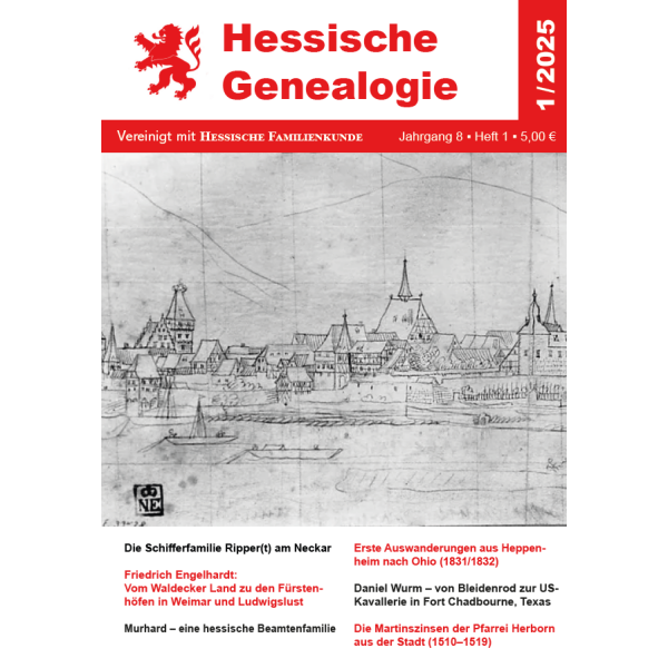 Hessische Genealogie (Jahrgang 2025)