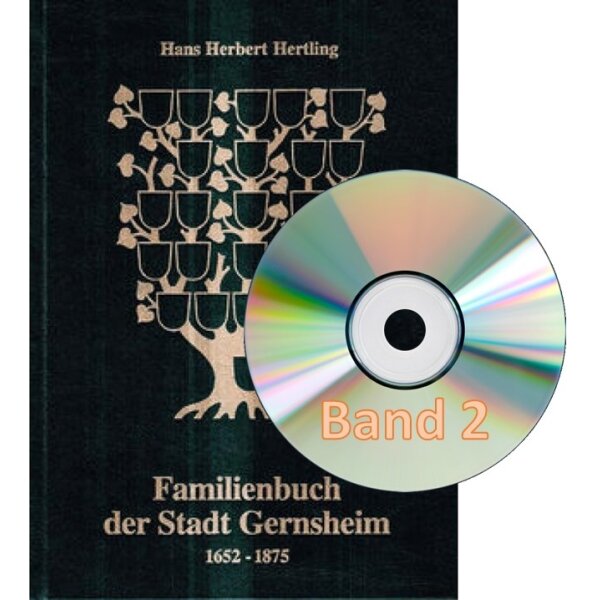 Familienbuch der Stadt Gernsheim, Band 1 + Band 2 als pdf
