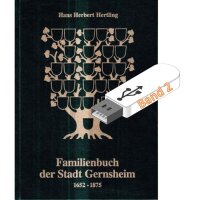 Familienbuch der Stadt Gernsheim, Band 1 + Band 2 als pdf