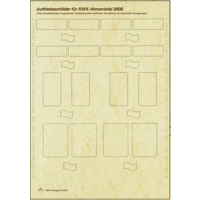 Label sheet for jewelry ancestor table A2829