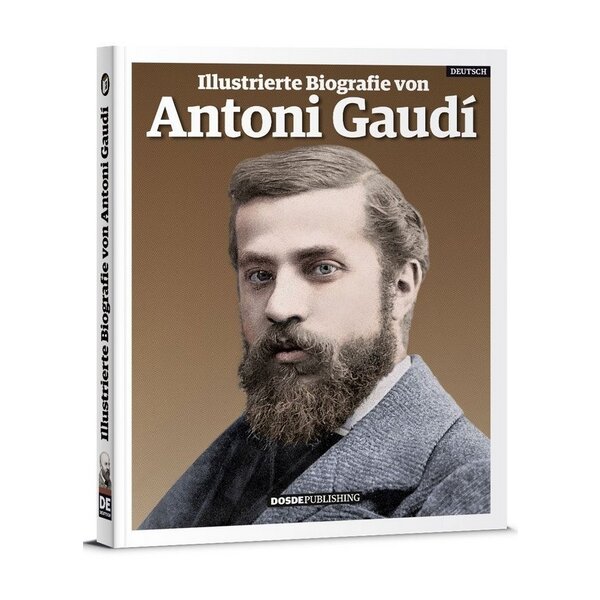 Illustrierte Biografie von Antoni Gaudi