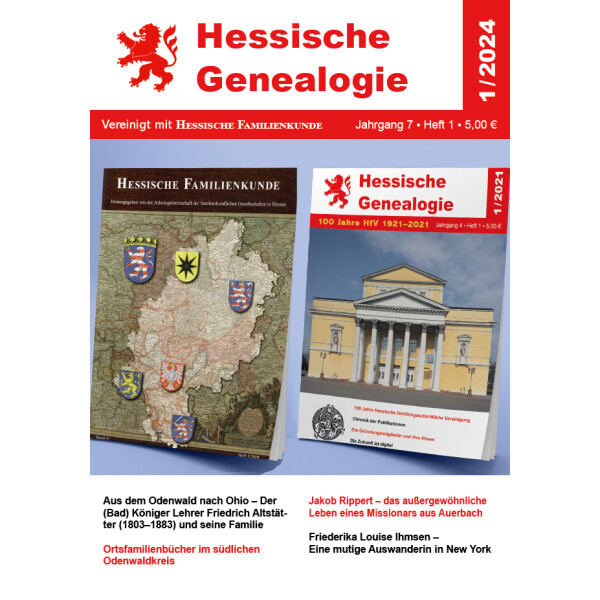Hessische Genealogie (Abonnement Deutschland)