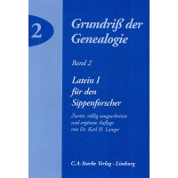 Grundriß der Genealogie Band 2