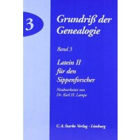 Grundriß der Genealogie Band 3