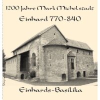 Stofftasche 1200 Jahre Mark Michelstadt und - Einhard 770-840