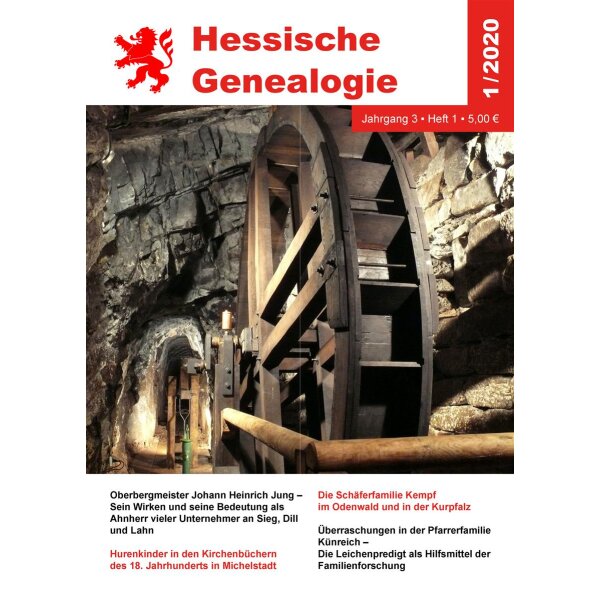 Hessische Genealogie 1/2020